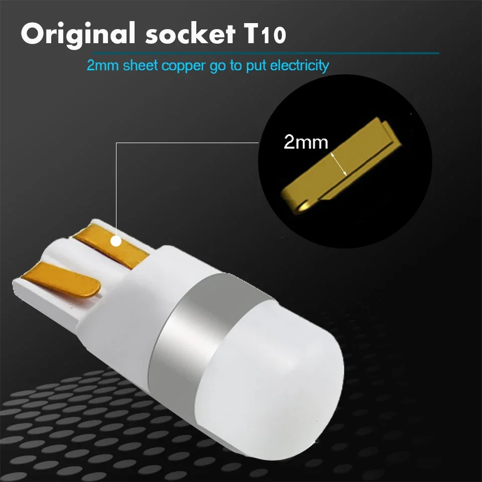 4 шт. автомобильные лампы для чтения 3030 SMD T10 W5W