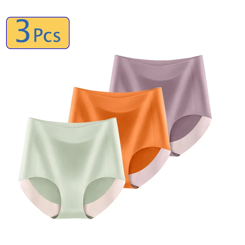 

Female Soft Panty High waist seamless Sexy panties women's underwear for set Solid Breathable sensual lingerie woman shorts
