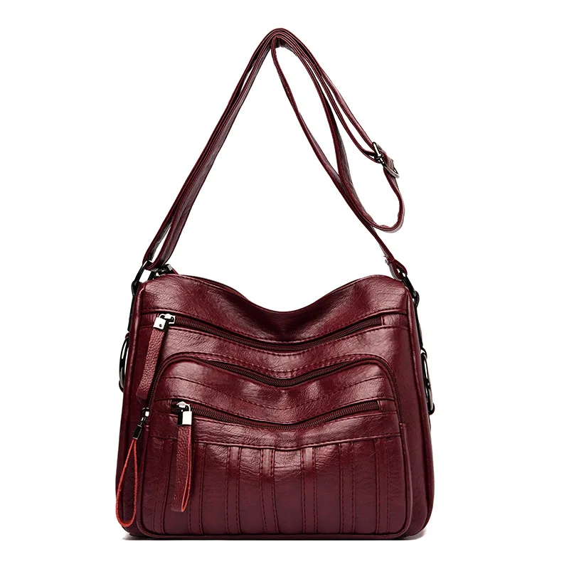 

2022 Women Shoulder Bag PU Leather Luxury Handbags Women's Bags Designer Shoulder Crossbody Bag Female Fashion Female for Ladies