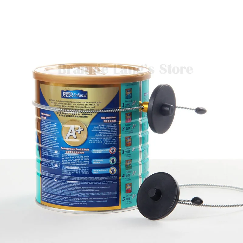 250 шт./лот круглые жесткие безопасные бирки для молочного порошка EAS RF 8 2 МГц