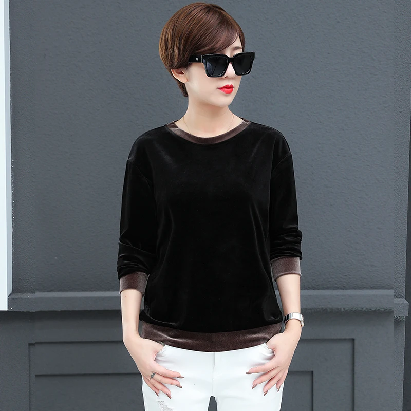 

2022 Новая высококачественная Женская однотонная хлопковая Футболка с круглым вырезом DD1122