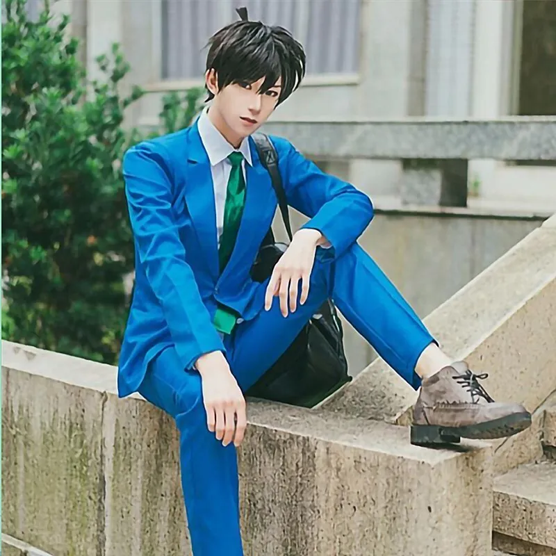 Детектив Конан Кудо Шиничи Косс Костюм Мори Ран Коран Школьная форма Косплей для