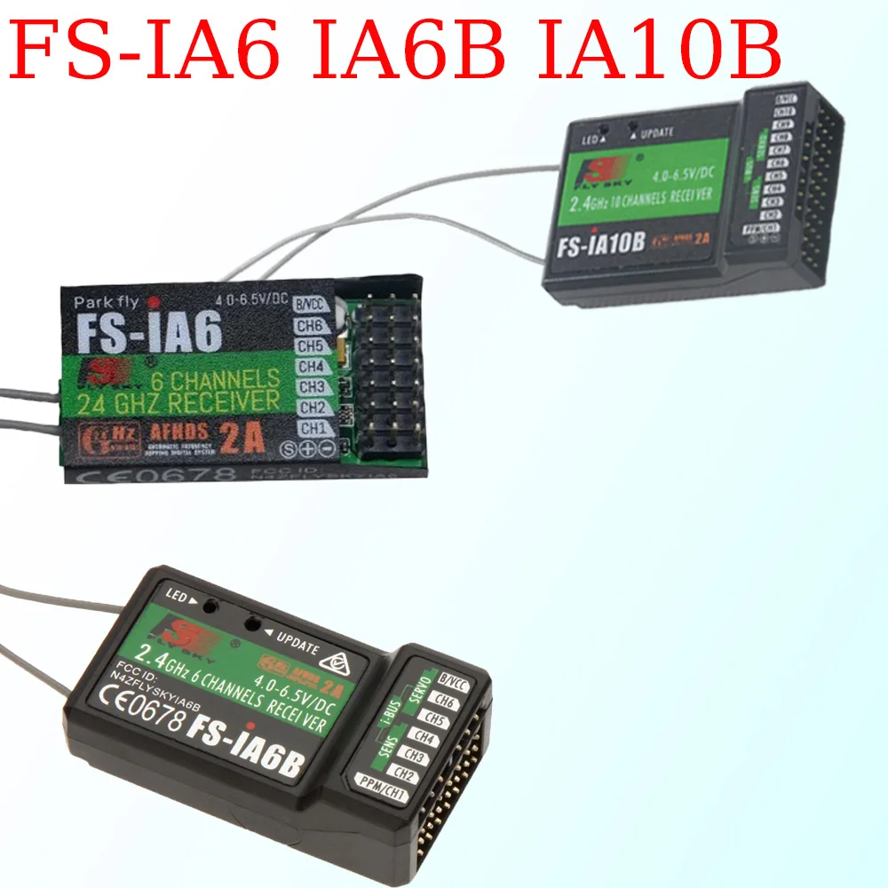 Flysky ia6b ia6 ia10b приемник 2 4G подходит для FS-i10 FS-i6 игрушечный самолет с дистанционным
