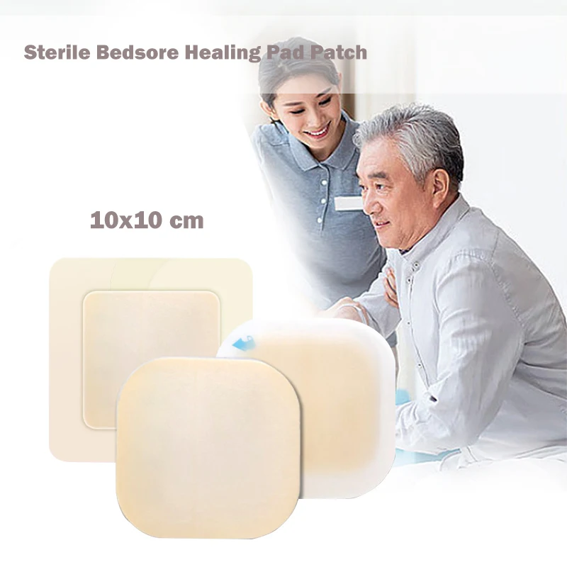 

1PC 10x10cm Hydrocolloid Adhesive Dressing Wound Dressing Sterile Bedsore Healing Pad Patch Wound Care Dressing Wound Patch