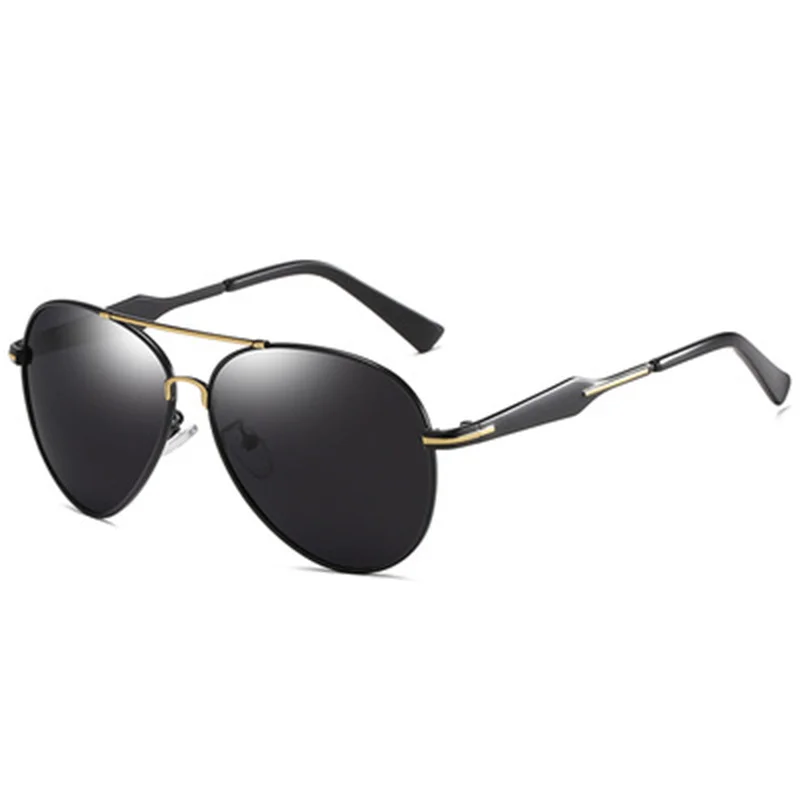 

Polarized Sunglasses Men Driving Glasses Black Pilot Sun Glasses Brand Designer Male Retro Sunglasses For Men/Women Eye Ware