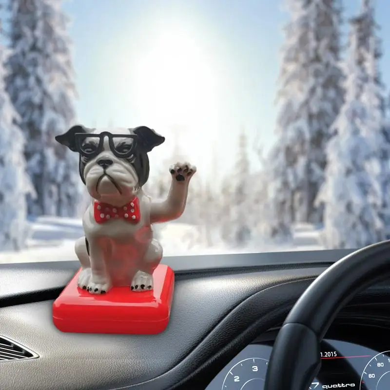 Танцовщица Bobblehead для автомобиля милая собака танцующая игрушка декор приборной
