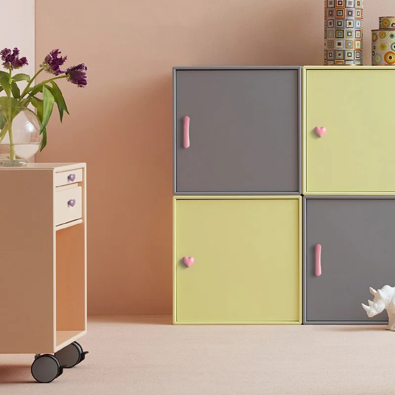 

Children's Room Knobs Kindergarten Cabinet Furniture Drawer Display Cabinet Door Cartoon Cute Single-hole Ceramic Cabinet Knobs