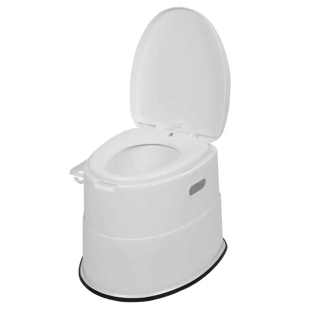 

Portable Travel Toilet, Outdoor Mobile Toilet, Non-Slip, Stable, Foldable Toilet With Inner Barrel, Suitable For Travel And Camp