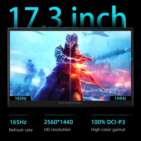 Игровой ноутбук THUNDEROBOT 911 Plus, 17.3", 16ГБ/1ТБ, 32ГБ/1ТБ, i7-13620H, RTX 4060, Windows
