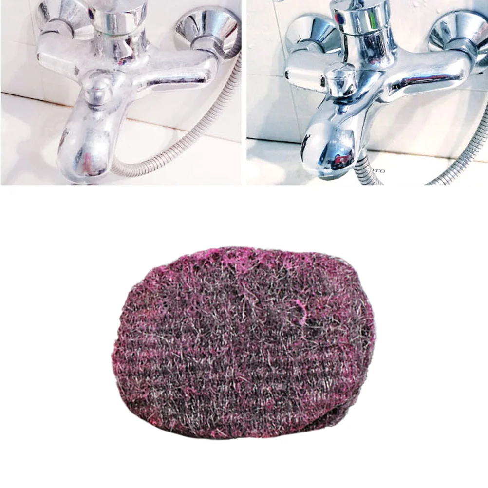 

1 pc Stainless Steel Scourer Pot Pan Brush Steel Wire Brush Stainless Steel Brush Scrubbing Scouring Pad