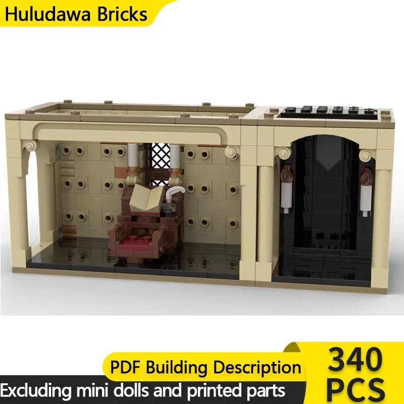 Средневековый замок модель MOC строительные кирпичи лягушки архитектура