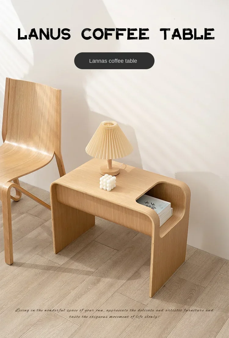 Угловой диван из массива дерева в скандинавском стиле. Несколько дизайнерских