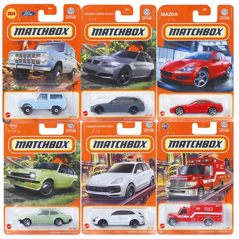MATCHBOX Городской герой BMW3 Porsche Cayenne Mazda Rx-8 1:64