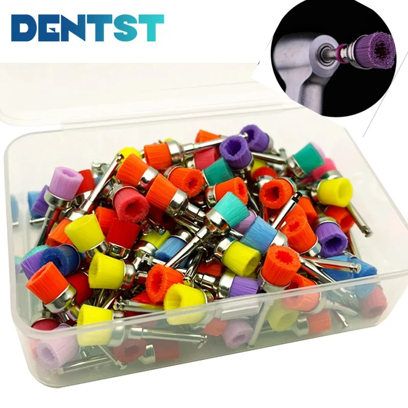 100 шт. зубная нейлоновая Полировочная щетка