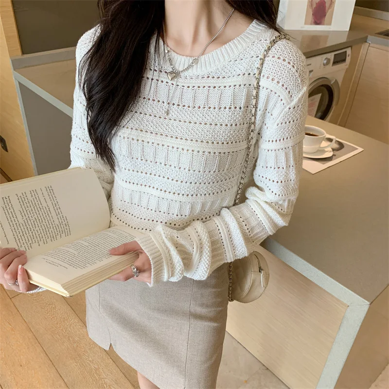 

Pullover Women Sweaters Knit Top Kawaii Clothes Sudadera Mujer Vintage Sweater Women Tops Turtleneck Harajuku Fashion Traf