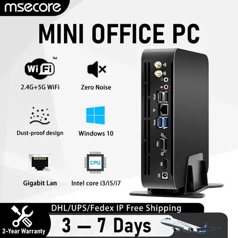 MQ6 Intel i7-4700HQ Mini PC i7 Windows 10 настольный компьютер, системный блок, портативный ПК Linux неттоп HTPC SSD HDMI VGA WiFi