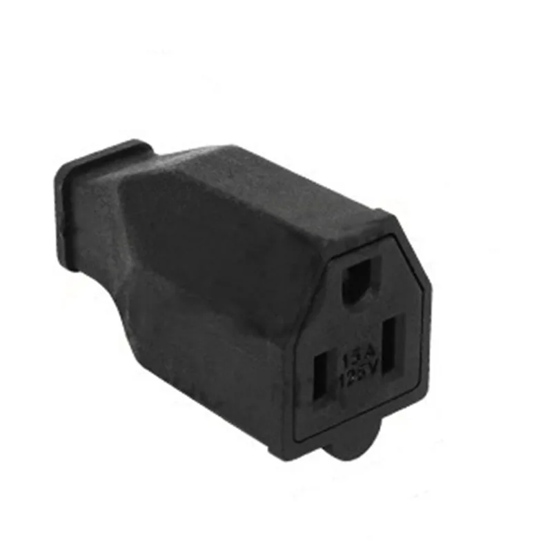 

100pcs US 3 Pins Industrial AC Electrical Power Rewireable Plug Male W/ Wire Socket Outlet Adapter Extension Cord Connector15A