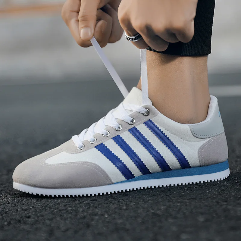 

Кроссовки мужские легкие дышащие, повседневная холщовая обувь, Нескользящие, спортивные, для бега