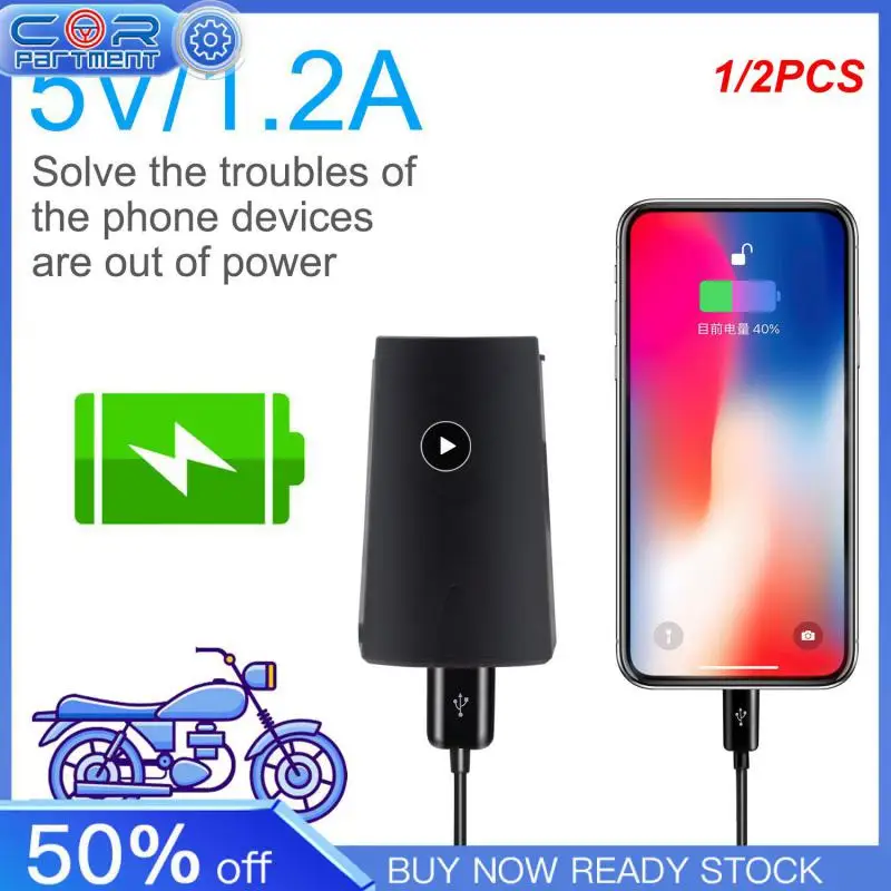 

1/2PCS Motorcycle Electric Car Waterproof Mobile Phone USB Charger With Indicator Light Motorcycle Electronics Accessories