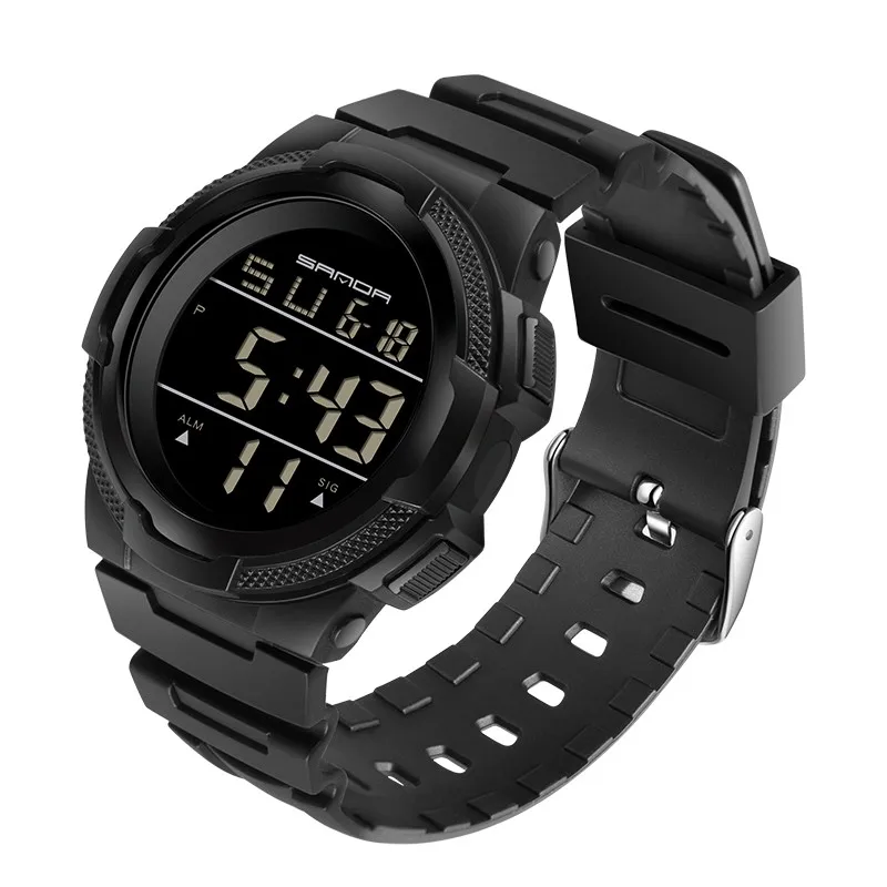 

Fashion Luxury Luminous Electronic Watch Men Sport Military Waterproof Clock Stopwatch Date Display Wristwatch Sanda Brand Hour
