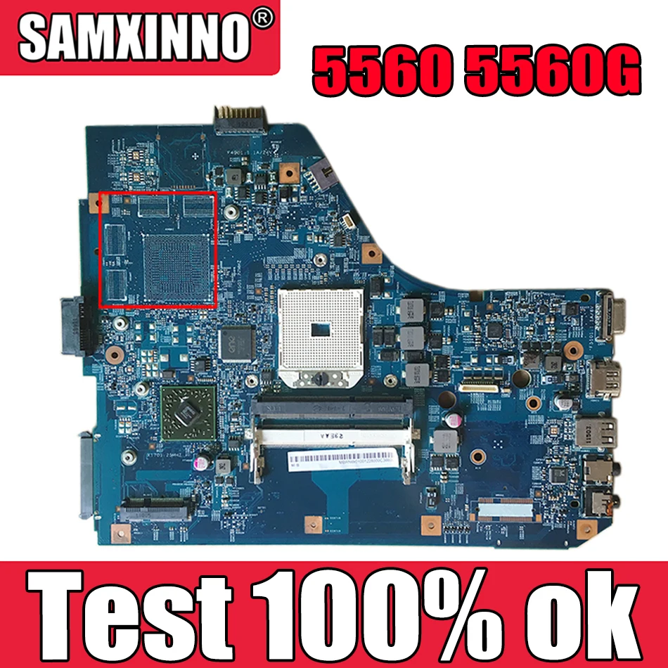 

For Acer Aspire 5560 5560G laptop motherboard 10338-1 motherboard JE50 48.4M702.011 mbrnw01001 DDR3 Test OK Mainboard