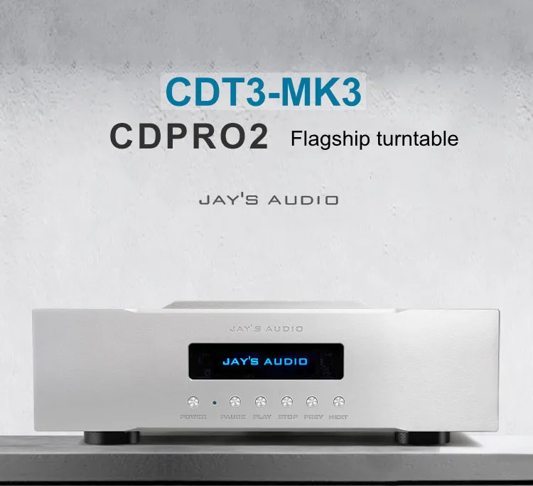R-074 Jay's Audio CDT3-MK3 CDpro2 Механизм OCXO Часы CD Pure Turntle AES/EBU RCA BNC I2S Выход 230 В/115 В CD-плеер
