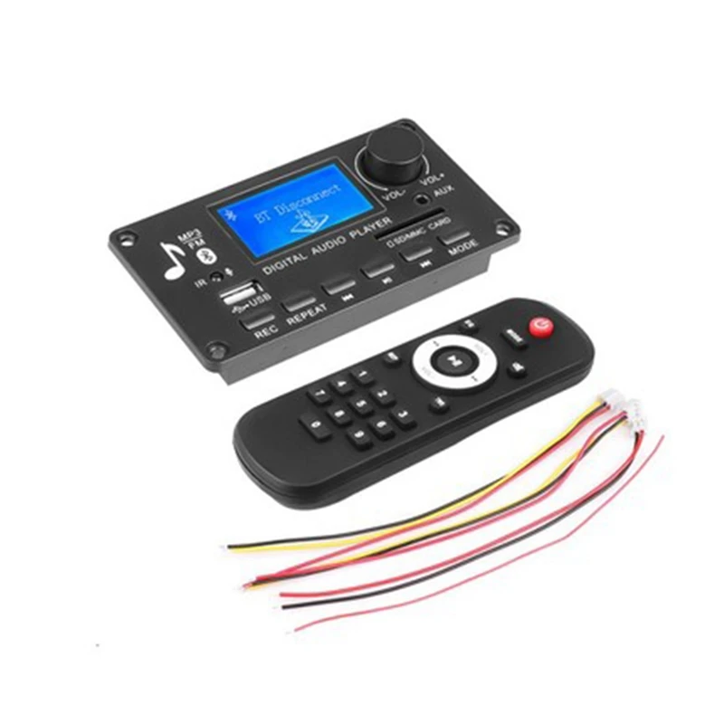 

MP3 декодер плата аудио DAC USB плеер WMA WAV FLAC APE Hifi декодирование без потерь с ЖК-дисплеем запись текста TF FM