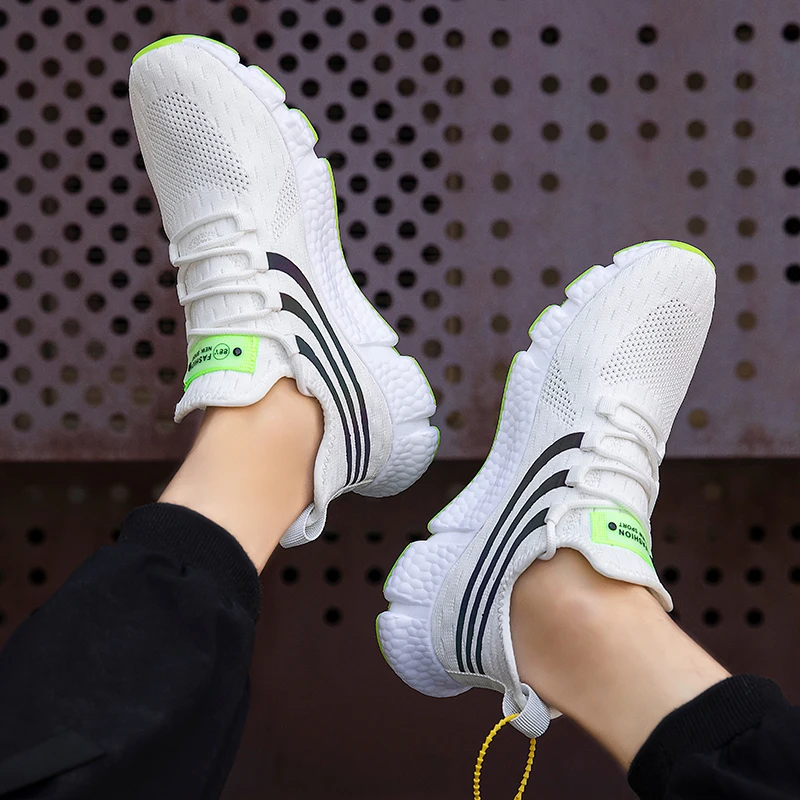 YOROUUP Brand Sneakers Men Fashion Breathable Sports Shoes 2023 Outdoor Light Running Shoes Male Comfortable Tennis Sneakers Man