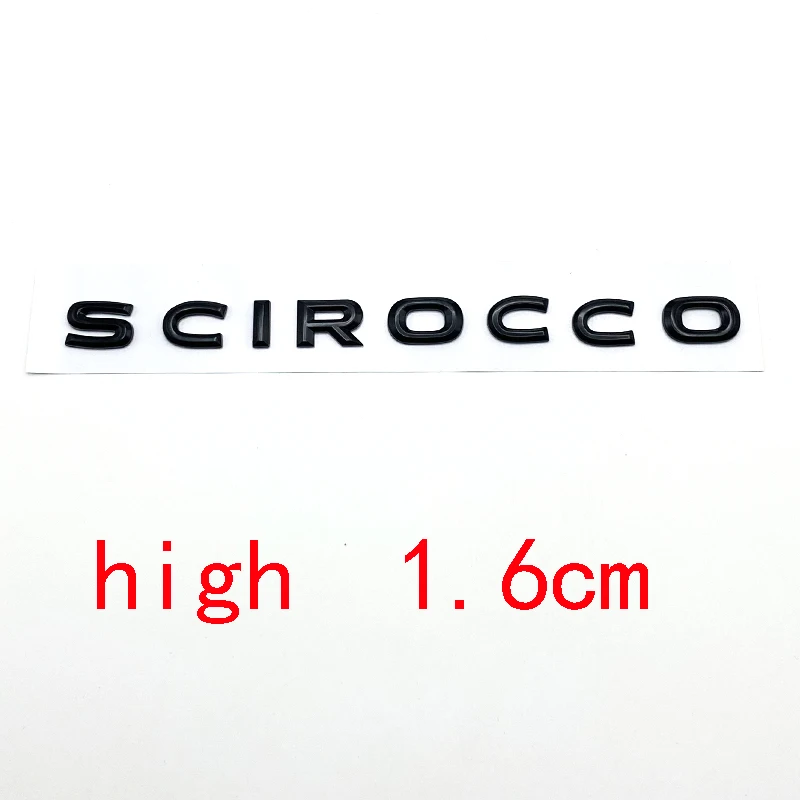 

Volkswagen 3D ABS SCIROCCO автомобильный буквенный логотип наклейка хвостовой бампер значок авто задний багажник эмблема наклейки аксессуары для стайлинга