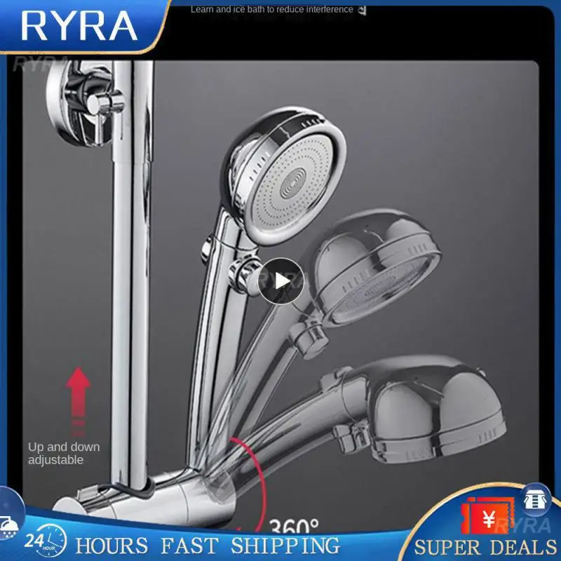 

18-25mm Bath Head Bracket Abs 360 ° Adjustment Bath Holder Handheld Nozzle Holder Shower Bracket Rotatable Durable