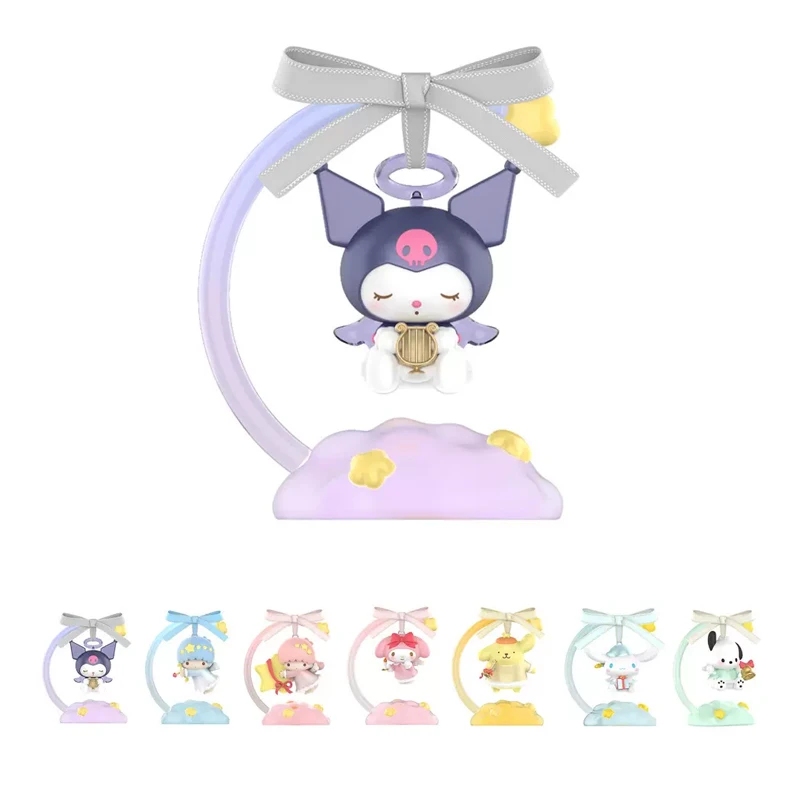 

Anime Sanrioed Girl Heart Night Light Random 1Pcs/6Pcs Kawaii Kuromi My Melody Cinnamoroll Star Wish Angel Cartoon Doll Ornament