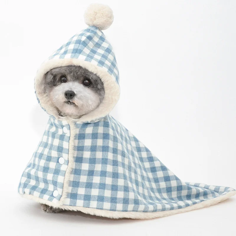 

Pet Cloak Blanket Plush Winter Warm Kitten Blanket Thicken Dog Outdoor Warm Clothes Puppy Sleeping Bag Soft Mat Pet Accessories