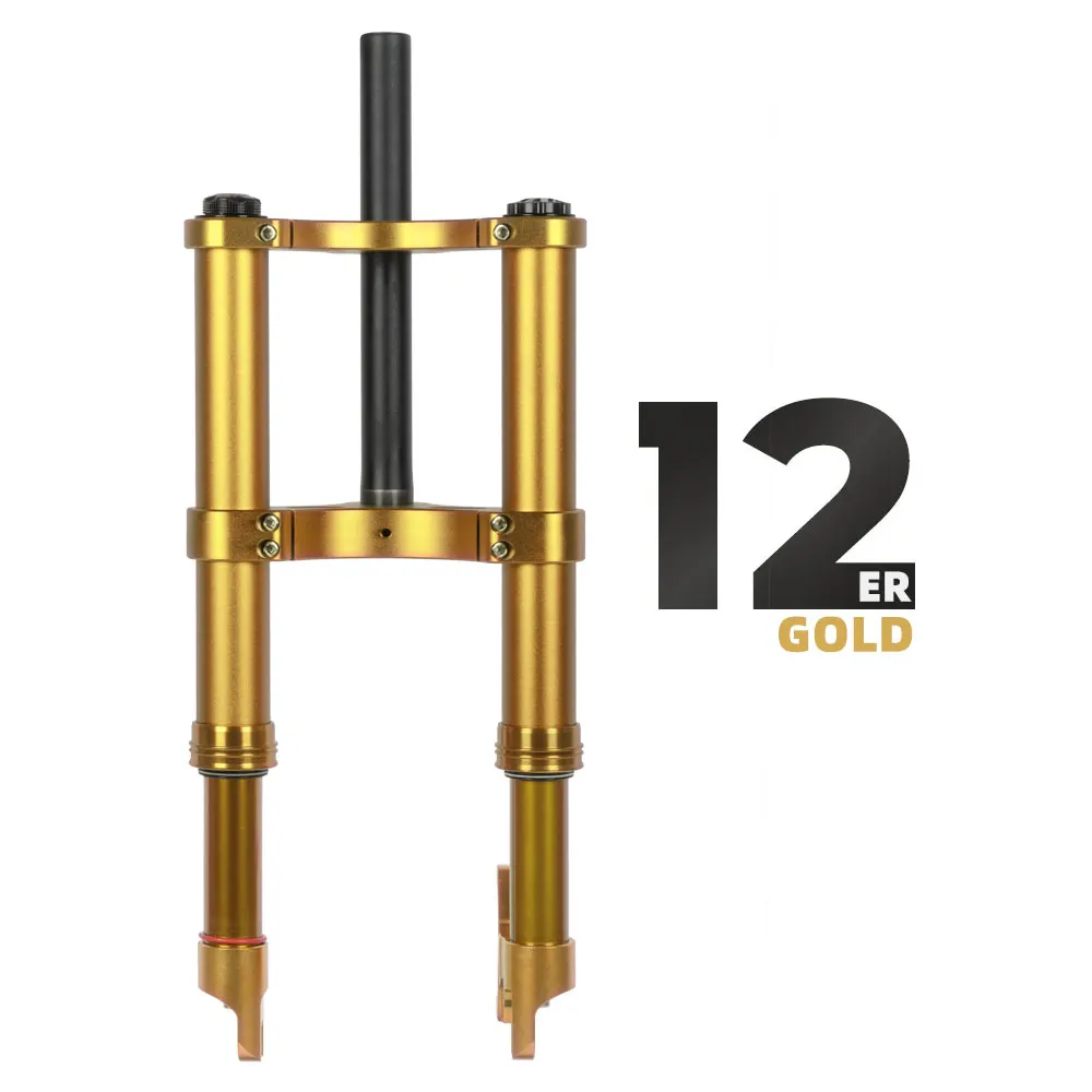 

2023 новая перевернутая Толстая вилка для снежного велосипеда 12 дюймов 20 дюймов 26 дюймов пружинная масляная подвеска вилка 135 мм * 9 мм быстрос...