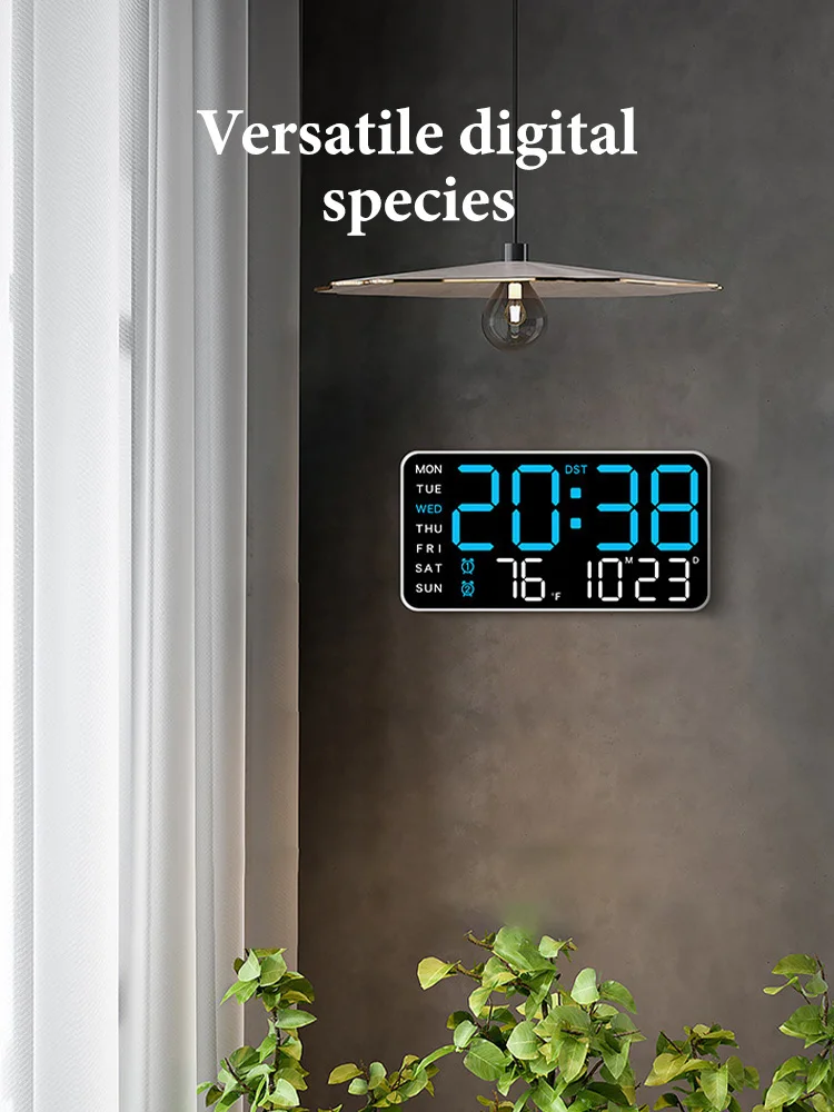 USB-часы будильник с голосовым управлением цифровые часы отображением даты и