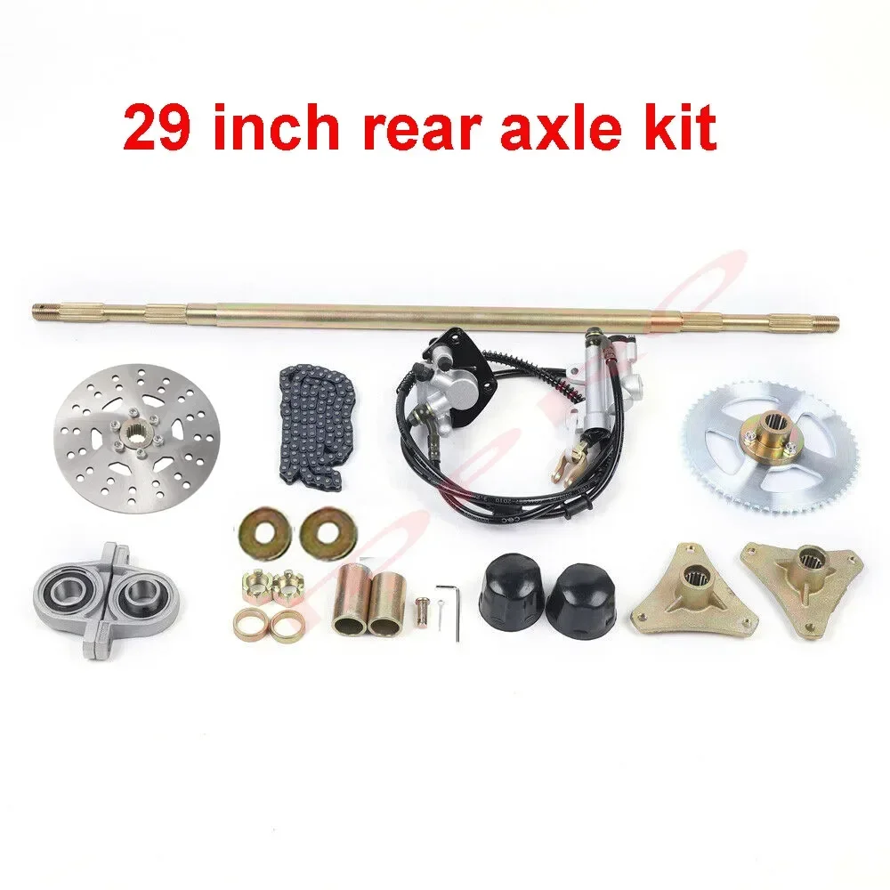 29-дюймовый комплект задней оси Go Kart 4 10-6 колес ступицы задняя шина для