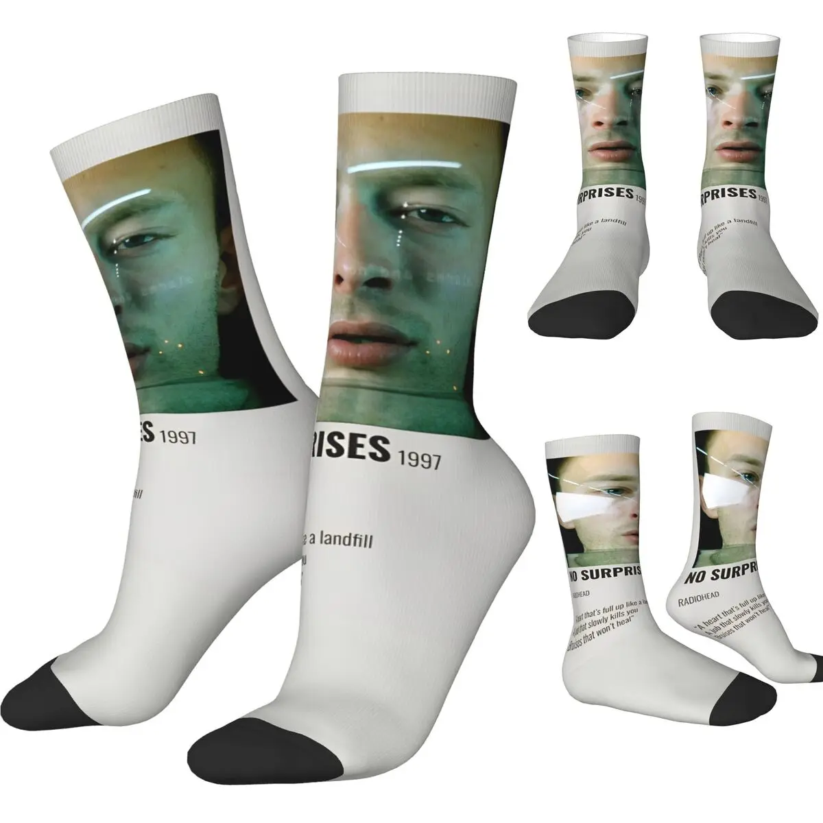 Носки мужские с защитой от пота Осенние