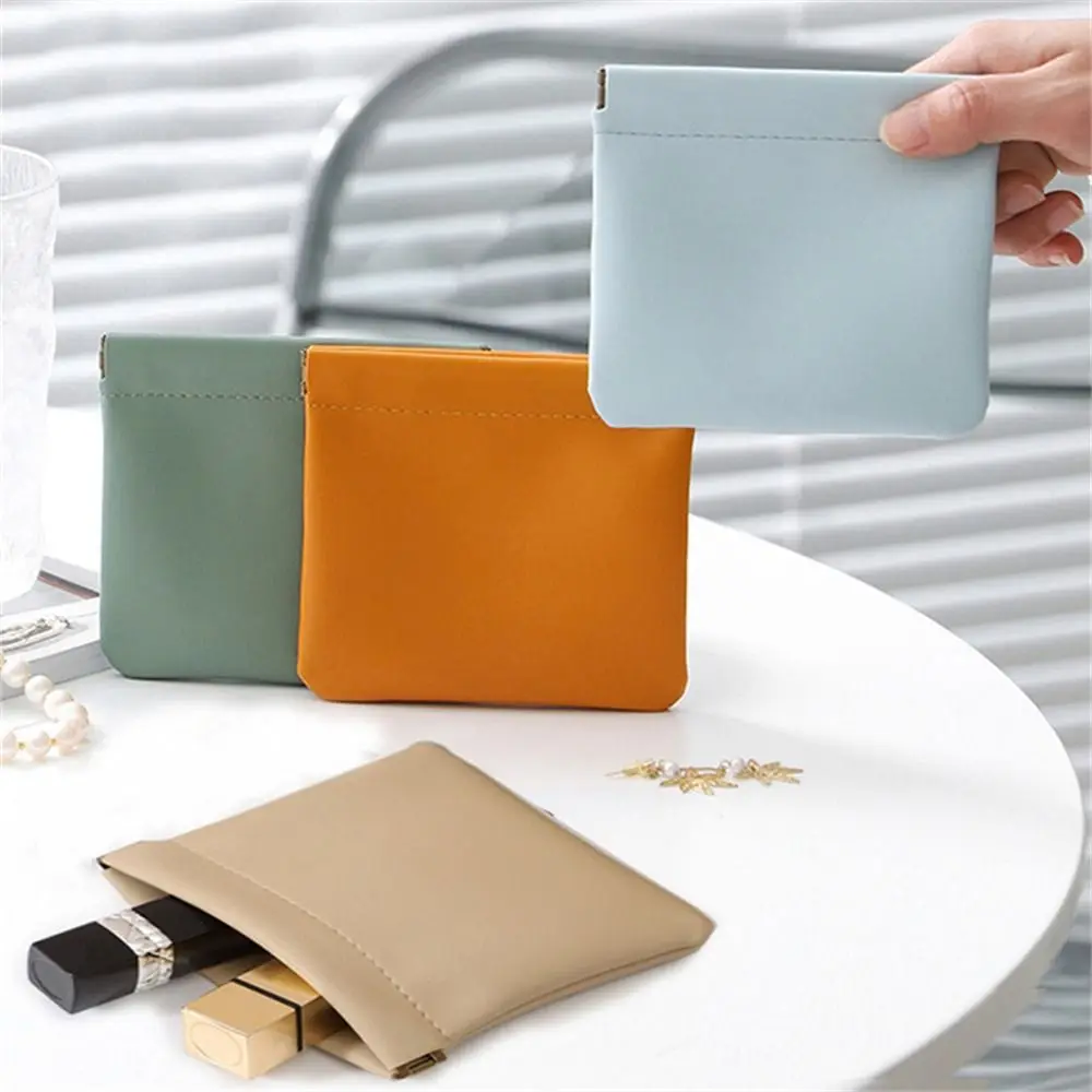 Сумка-Органайзер из искусственной кожи на шнурке для хранения аксессуаров