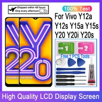 original for vivo y12a y12s y15a y15s y20 y20i y20s lcd display touch screen digitizer replacement