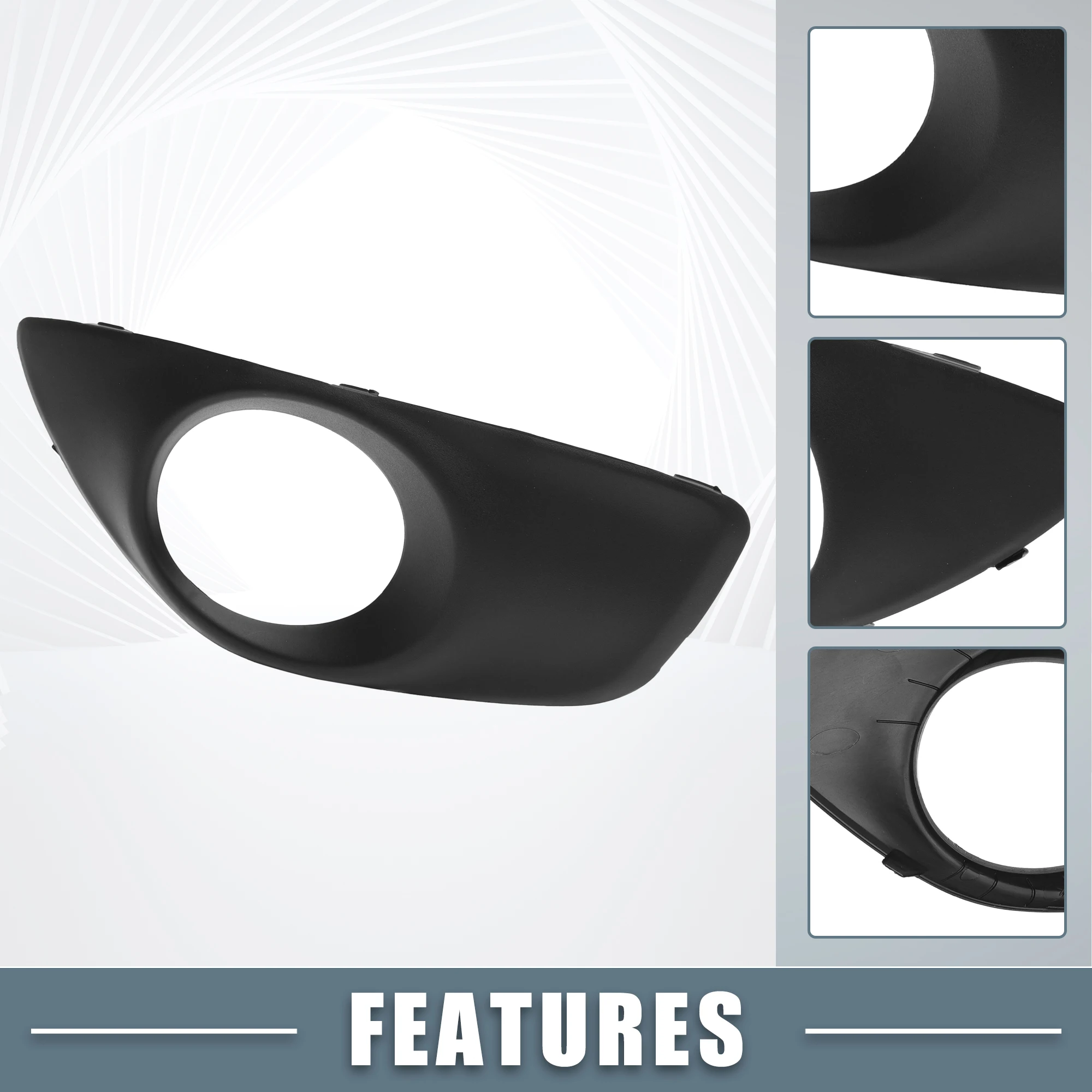 X Autohaux передняя левая и правая противотуманная задняя крышка радиатора отделка №