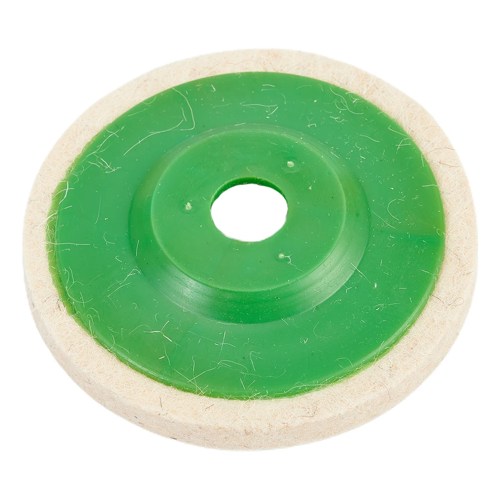 

10 шт. 100 мм зеркальные шерстяные полировальные диски, войлочная прокладка с зеленым покрытием, буферные полировочные диски для металла, стекла, керамики