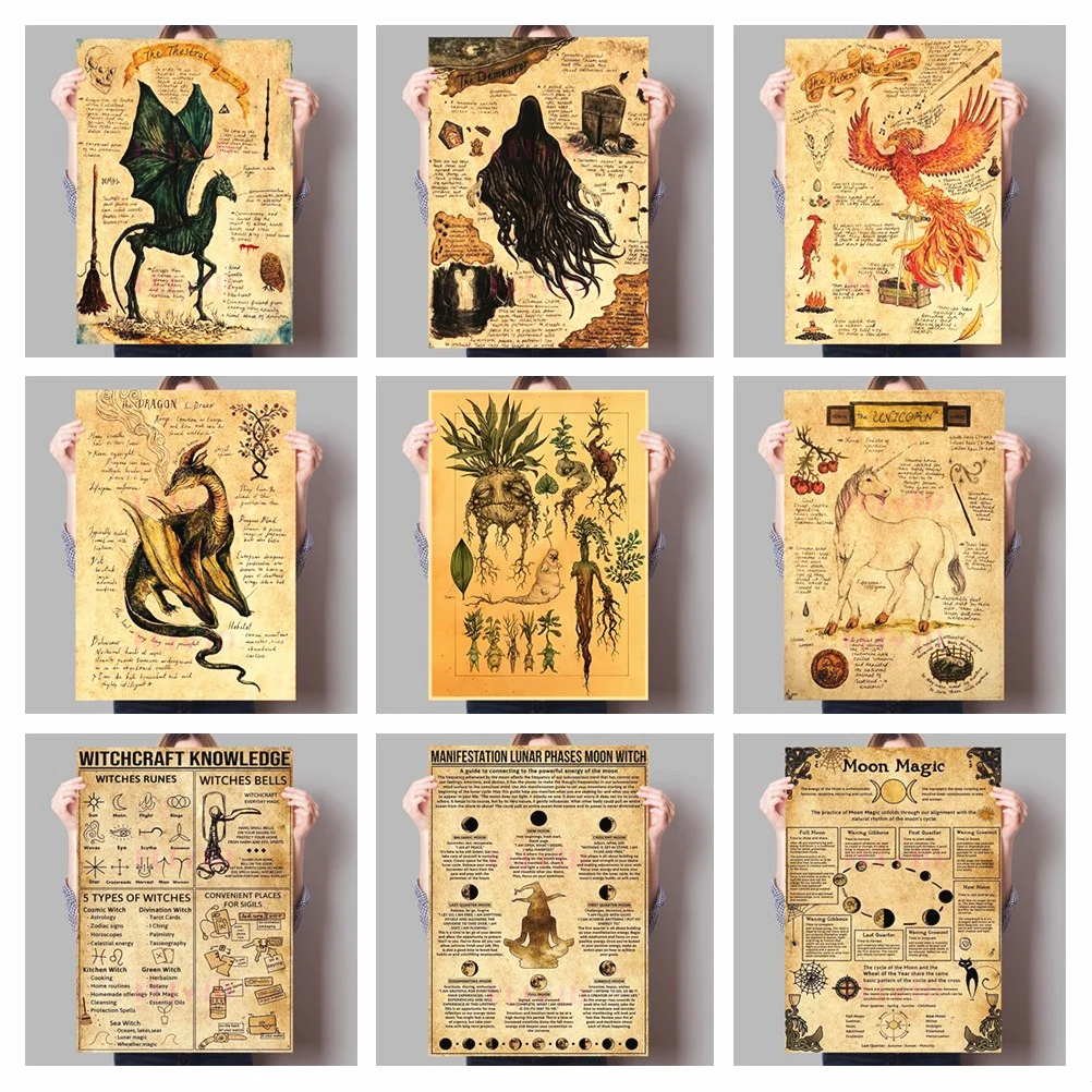 Винтажная Декоративная Настенная картина в виде дракона |