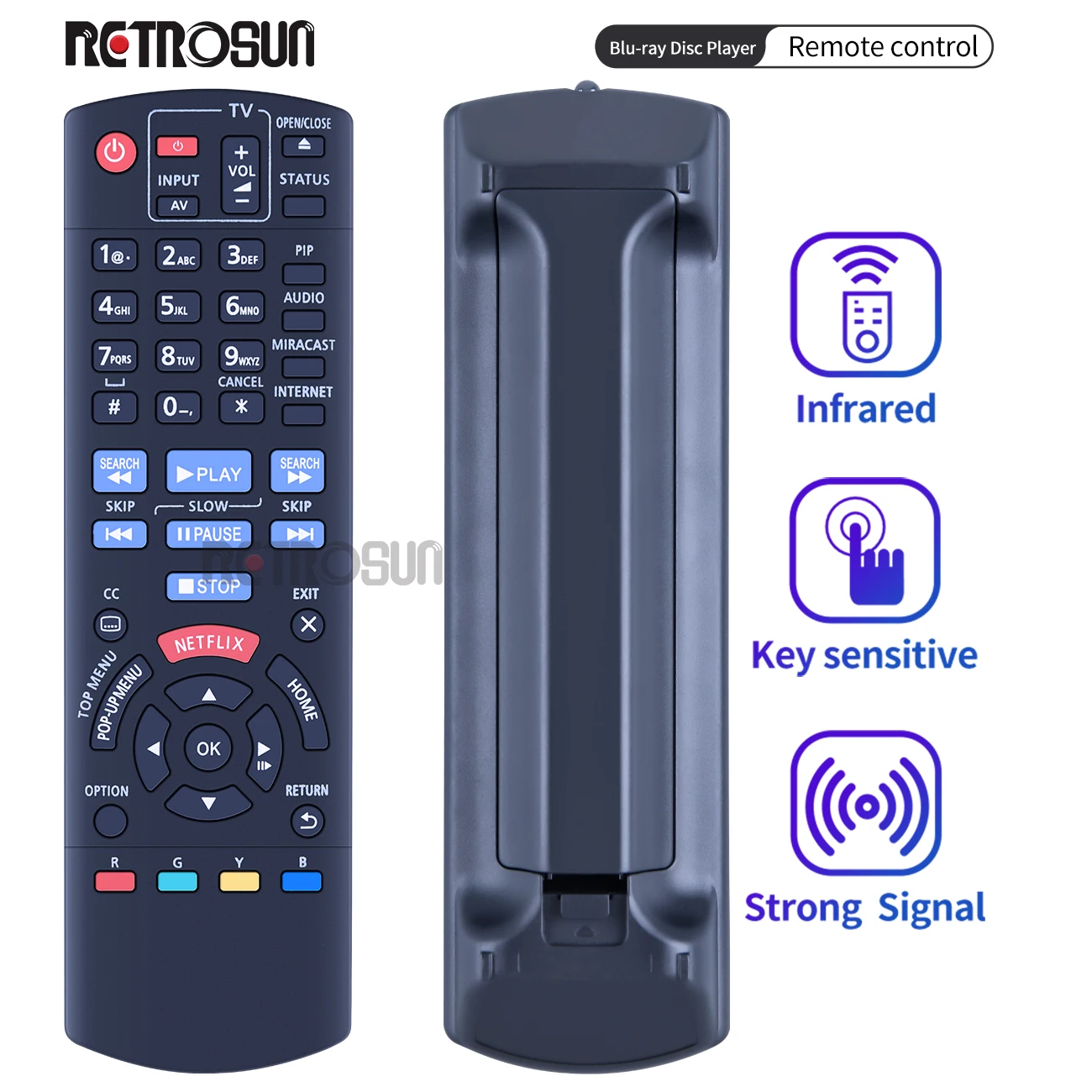 Новый пульт дистанционного управления N2QAYB000953 для Blu-ray/DVD-плеера Panasonic N2QAYB000874 DMPBDT225 DMPBDT230 DMPBDT330
