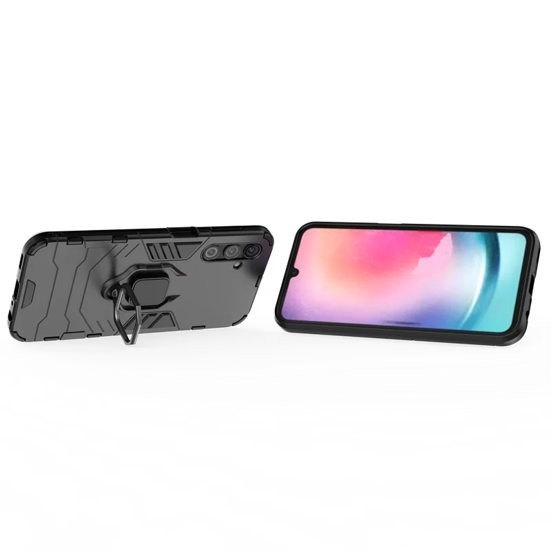For Samsung Galaxy A24 Case for Samsung Galaxy A24 A54 A34 Cover Funda Finger Ring Protective Phone Case For Samsung Galaxy A24