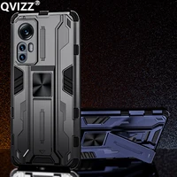 armor shockproof case for xiaomi 12 lite 12s pro 5g luxury silicone pc stand phone hard back cover for xiaomi mi 12 12x 12 pro