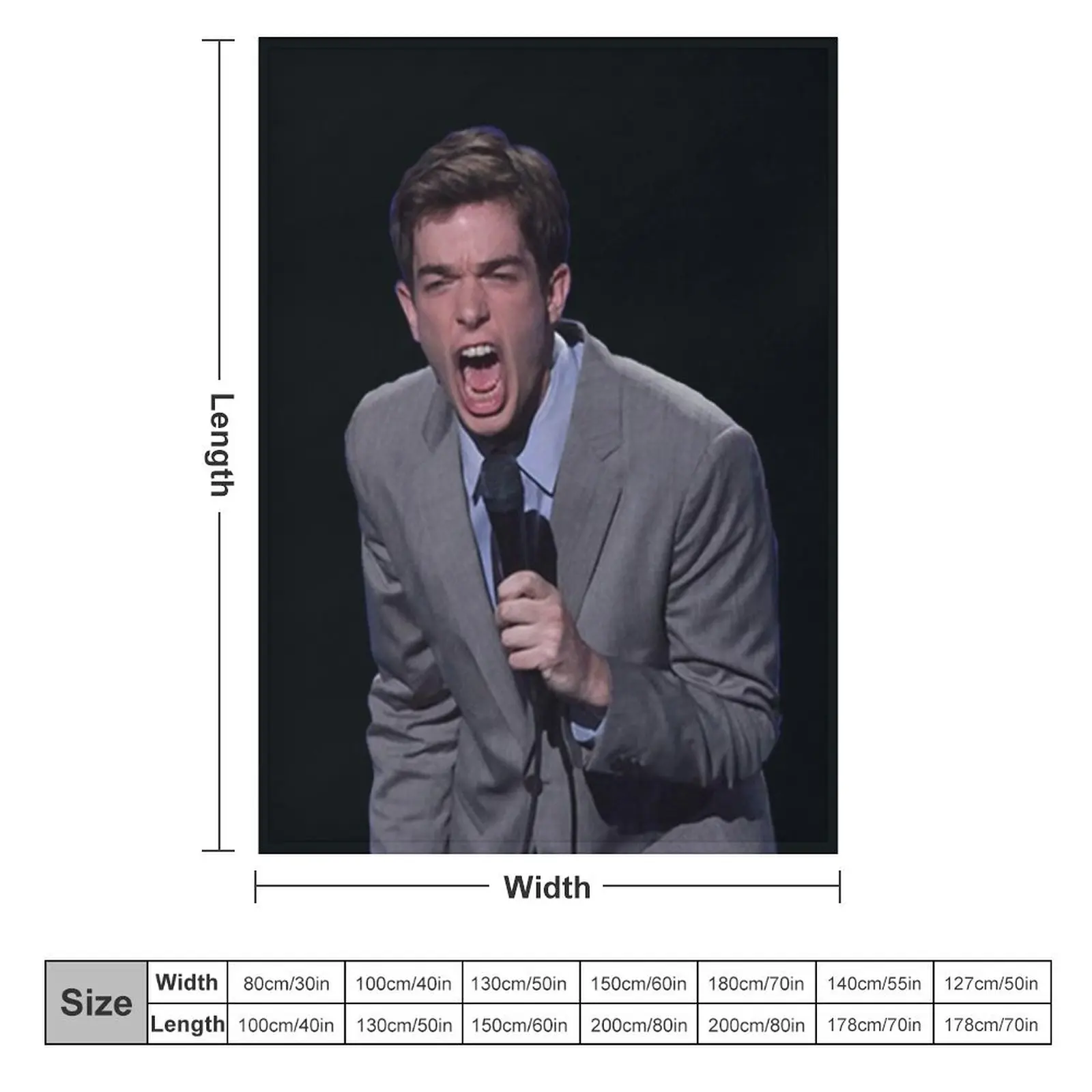 Утяжеленное декоративное одеяло John Mulaney