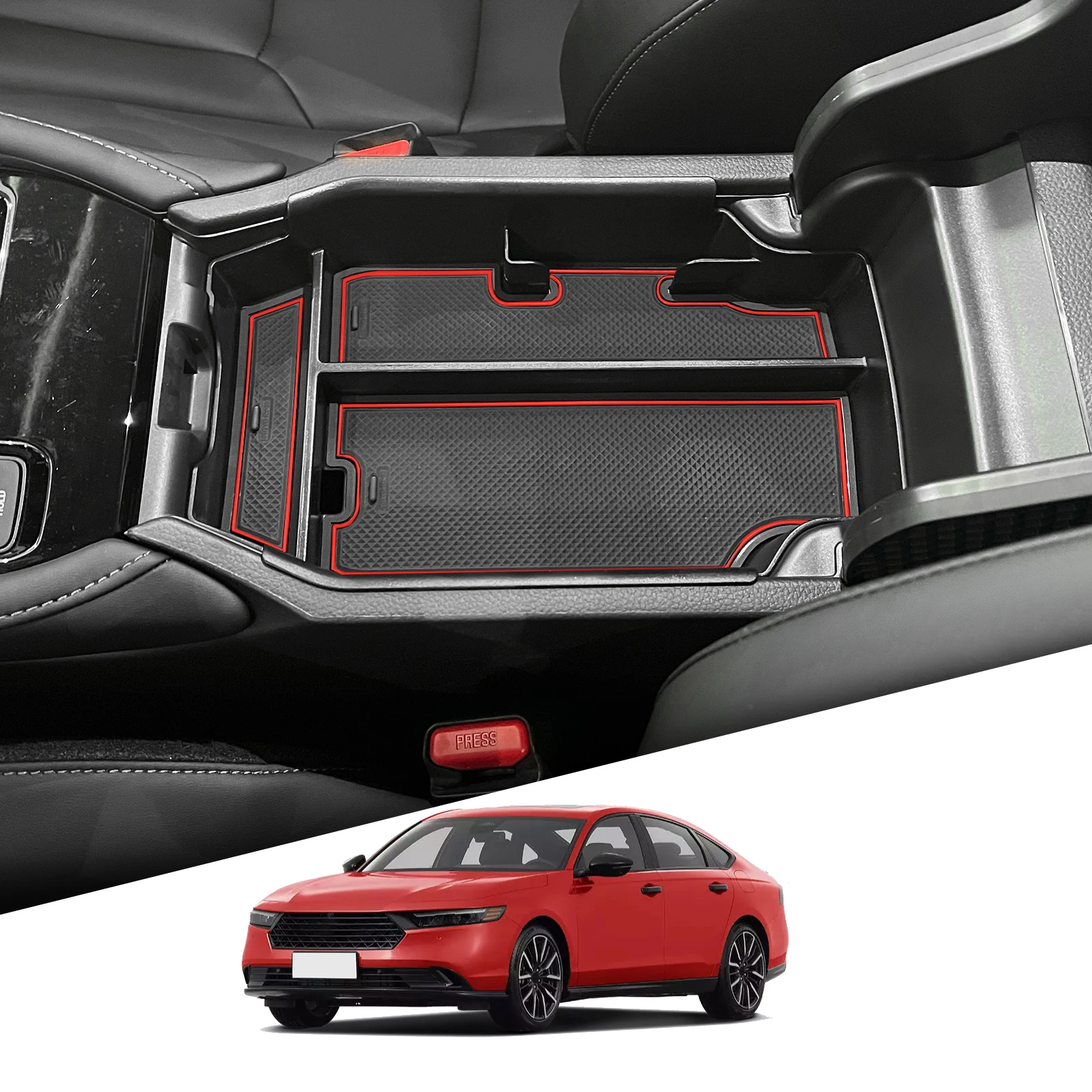 

Контейнер Smabee для хранения подлокотников центральной консоли для Honda Accord 2023 2024, центральный автомобильный лоток, органайзер, аксессуары для хранения и поддержания порядка