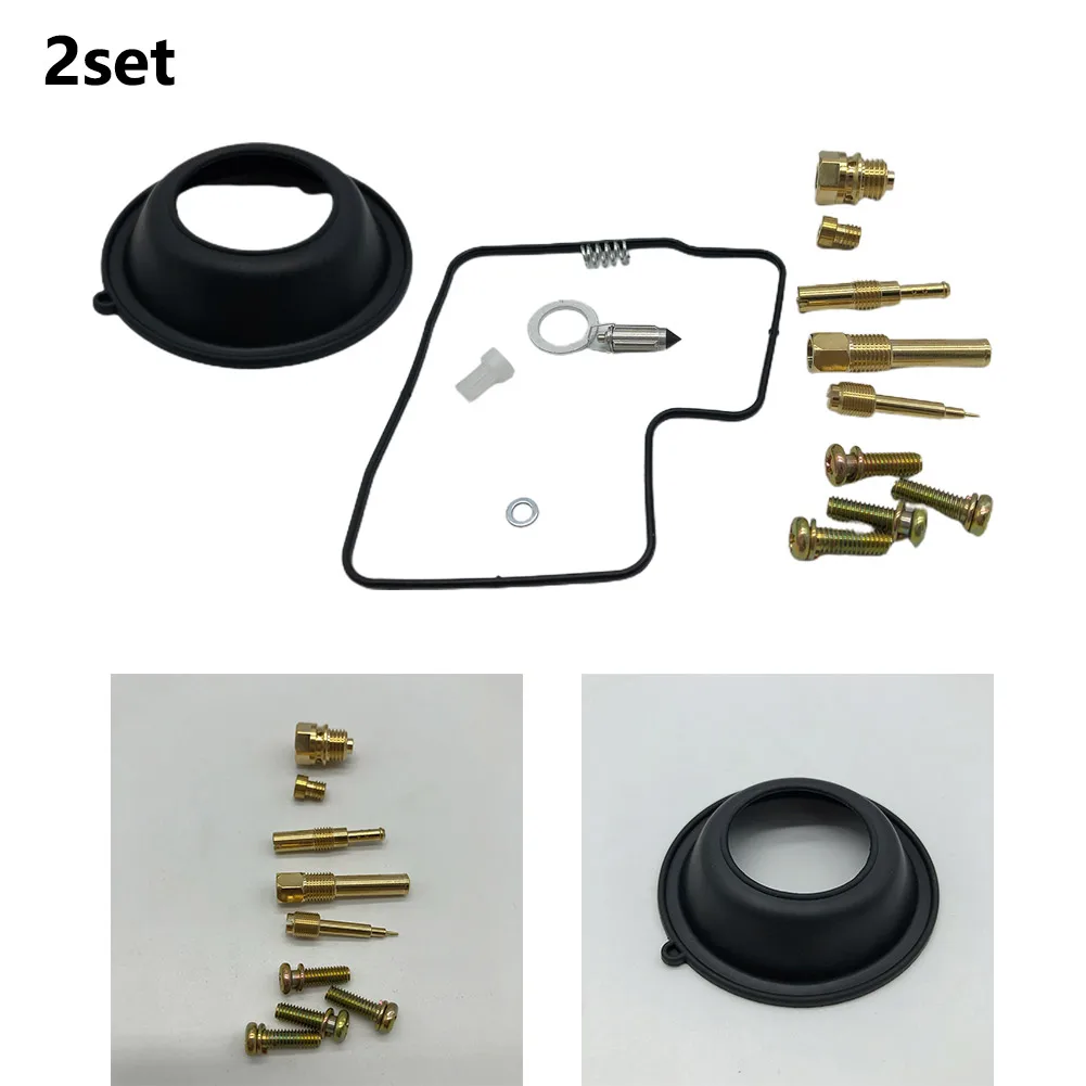 

Набор для Ремонта Карбюратора, 2 комплекта, длительный срок службы, прочные аксессуары для мотоциклов Honda, прочные и долговечные