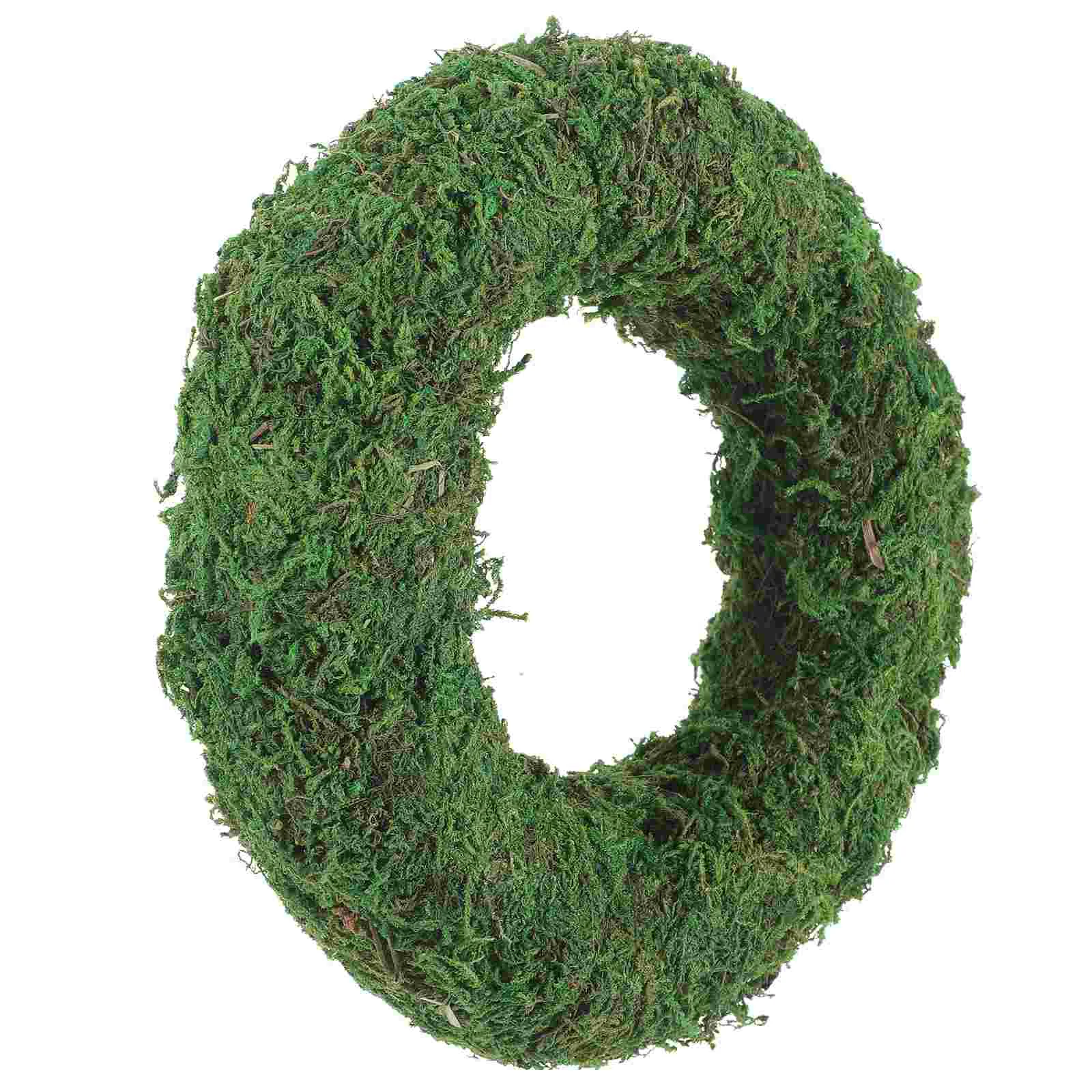 

DIY Moss Ring Wreath Ring Moss Garland Ring Wall Hanging Decoration for Party Simulated moss wreath wedding window decor