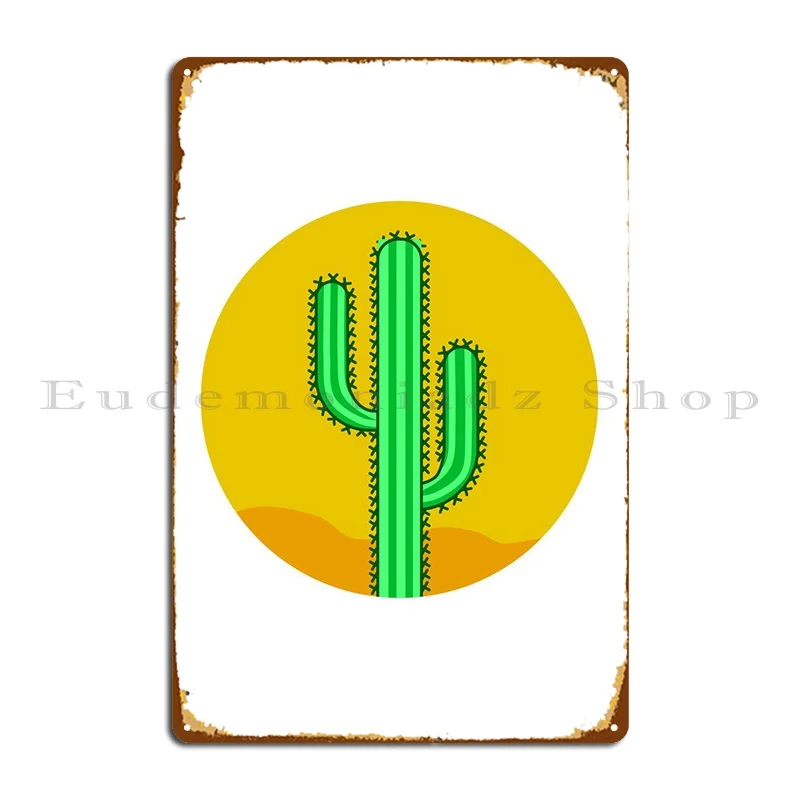 

Минималистичный художественный металлический знак в виде кактуса, декоративное настенное украшение, Настенная пещера, фотопостер