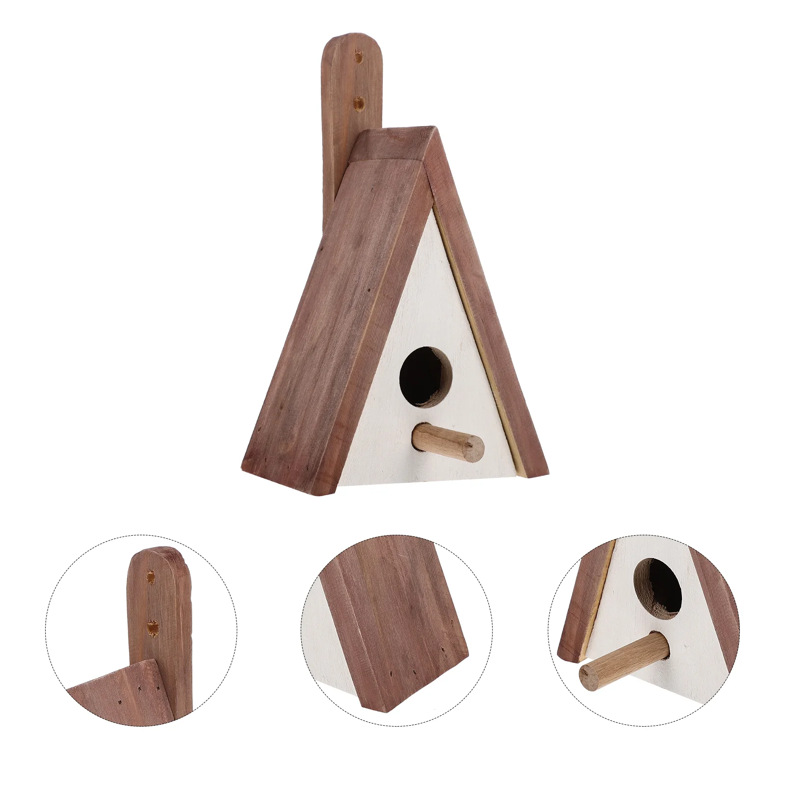 

Birdhouse Garden Birdhouse Sleeping Wooden Houses Parakeet Wood Decoration Hanging Outside Hummingbirdcages Hut Birds Breeding